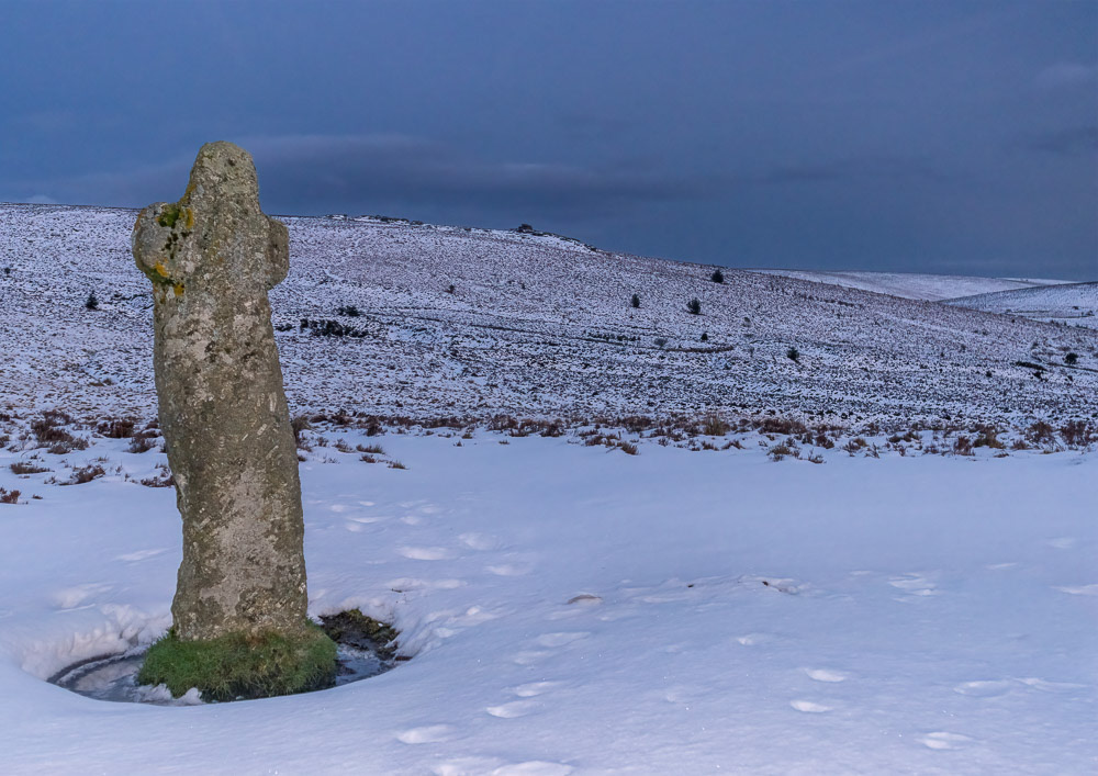 24 Nov 2024: Bennet's Cross, looking towards Grimpspound, Dartmoor