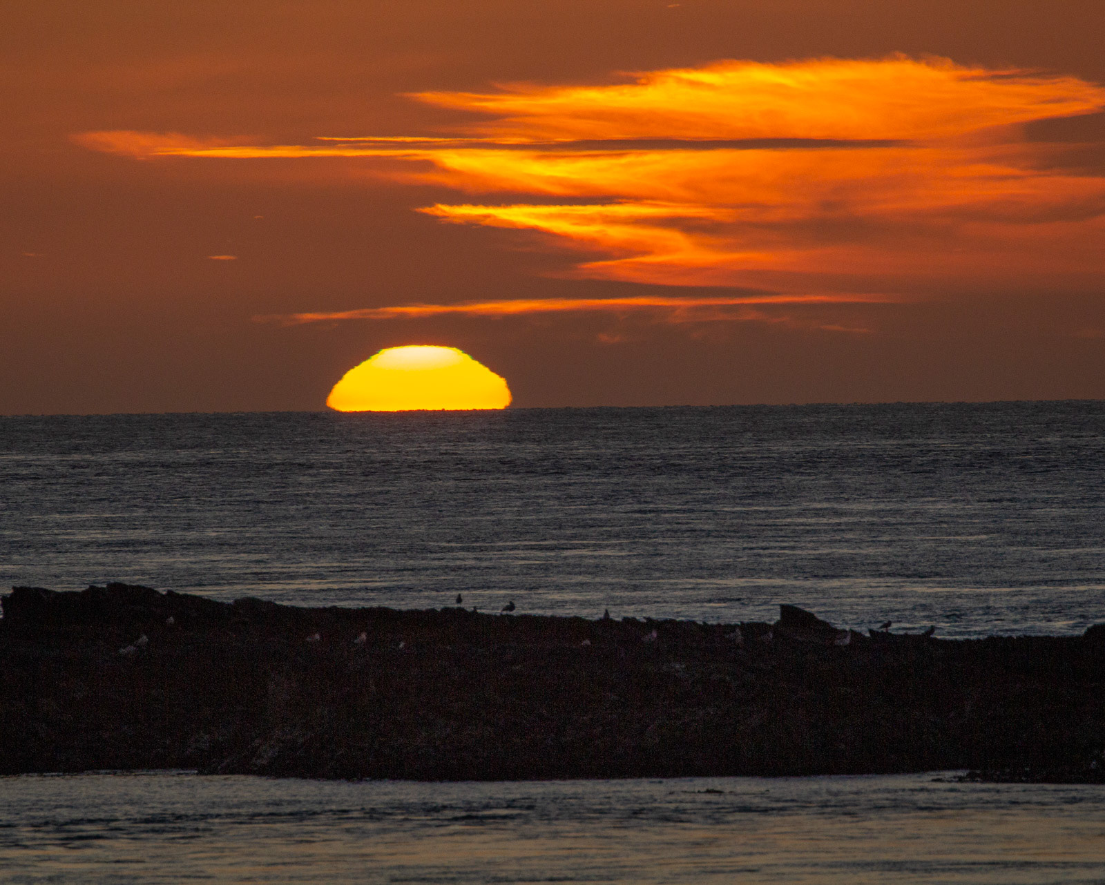 11th Oct: Sunset on night 3