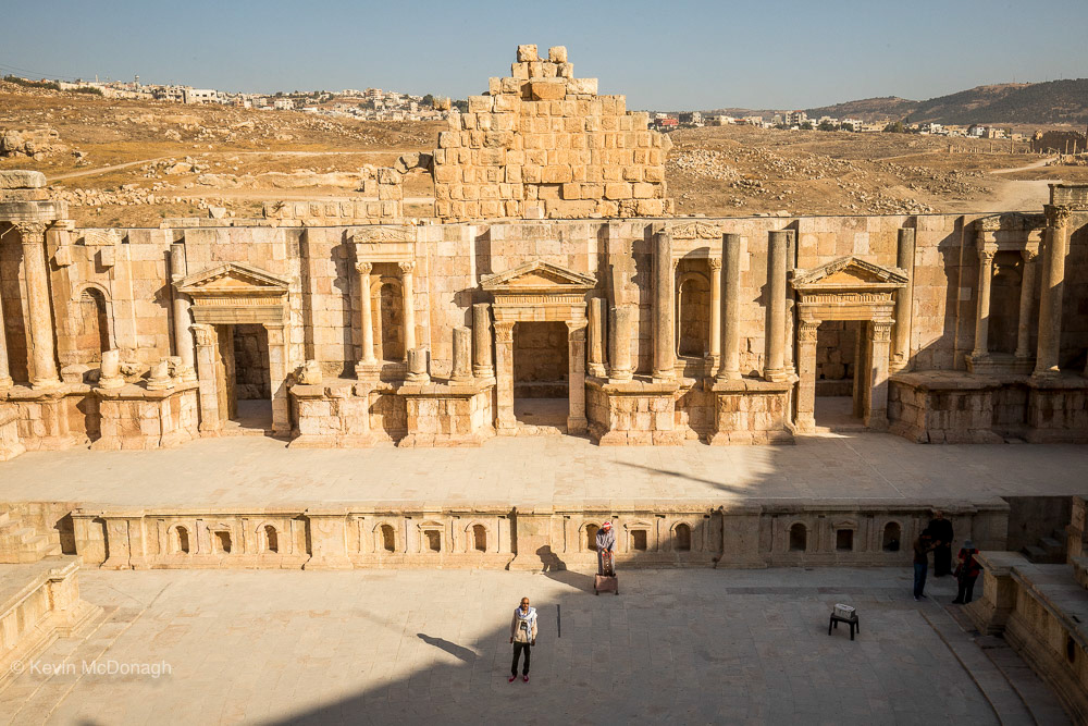 The ruins at Jerash