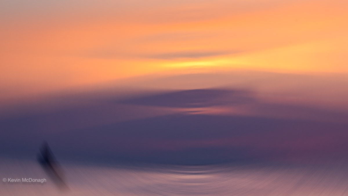 18 April: Shag Rock off the sea wall at Sunrise