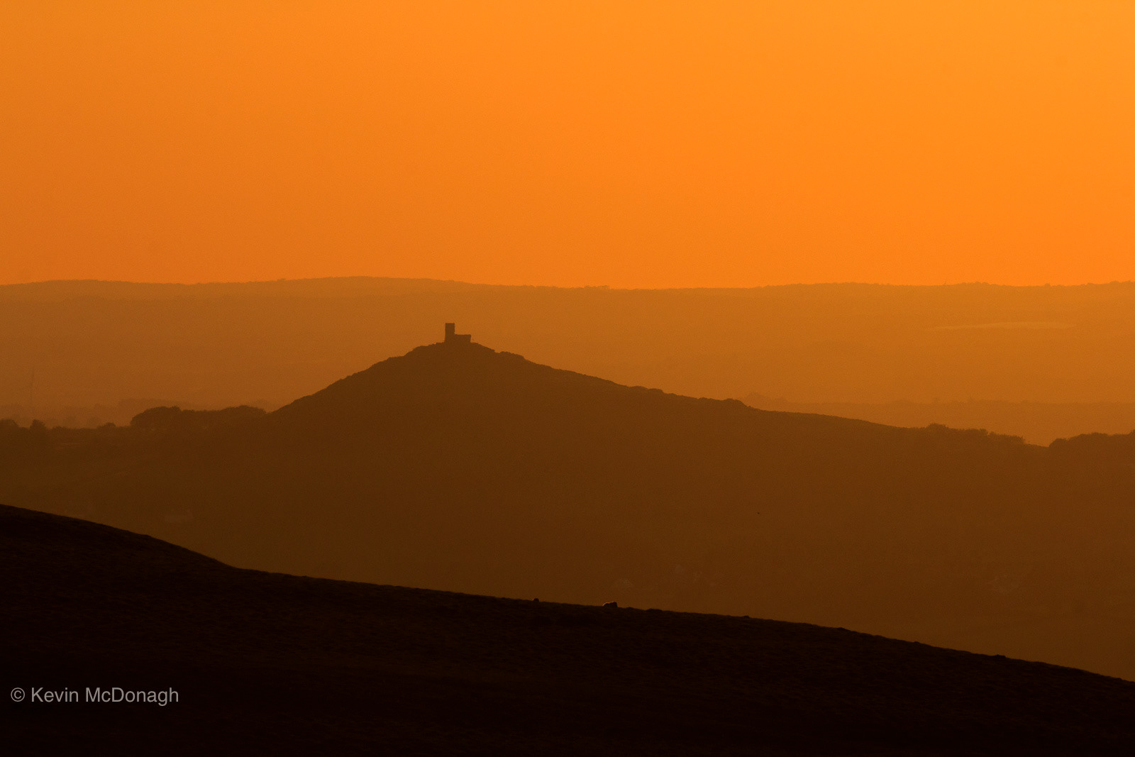 Bren Tor in the distance from Great Staple Tor, Dartmoor 