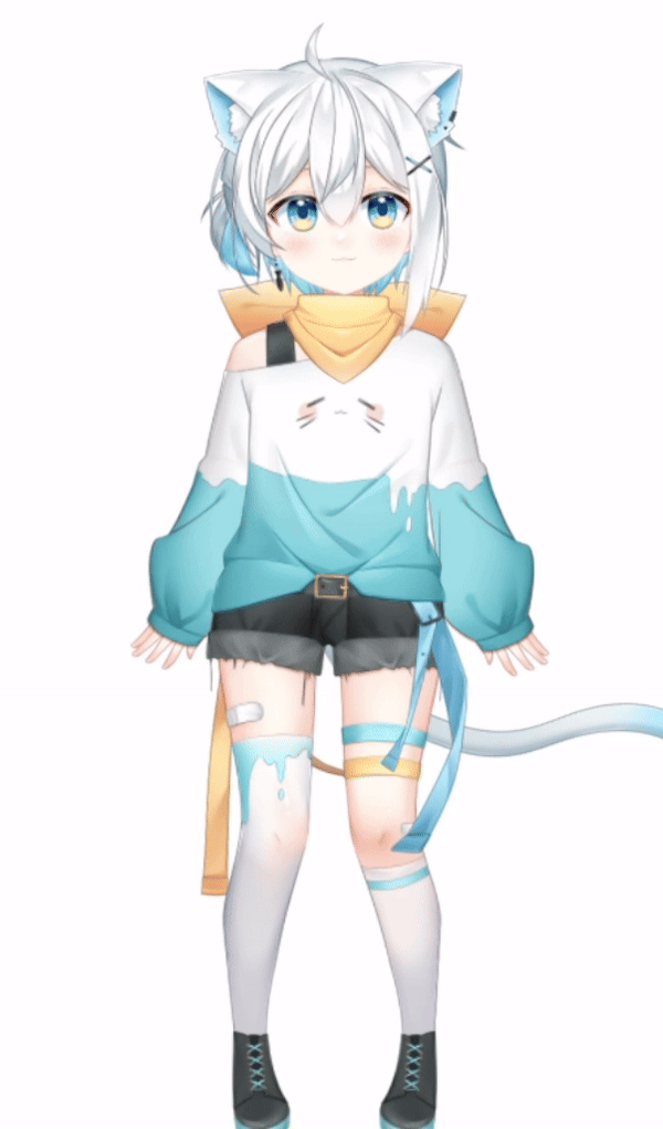 Live2D Charactef Design and Illustration Commissioned by Virtual Youtubers