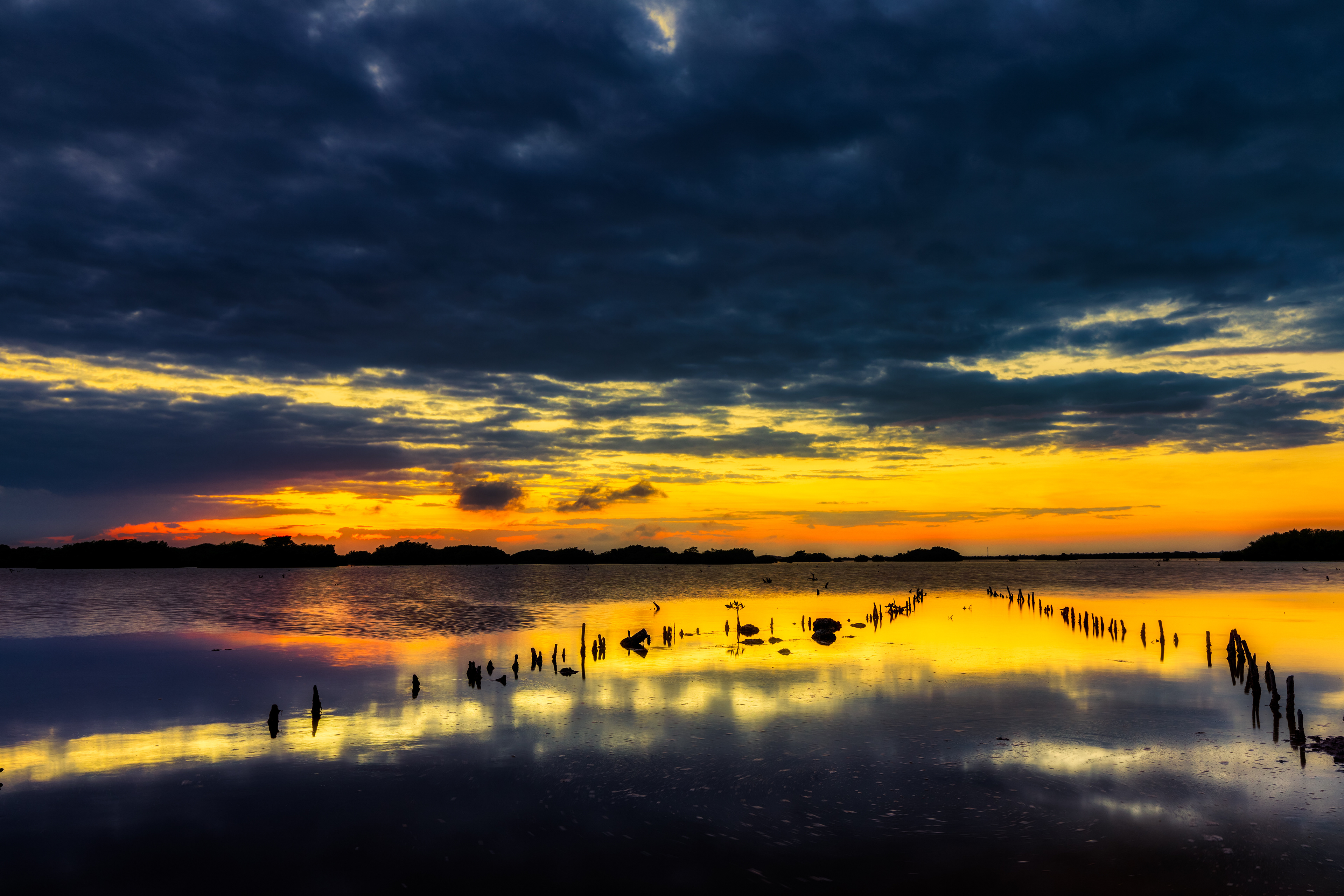 El primer atardecer del año 1