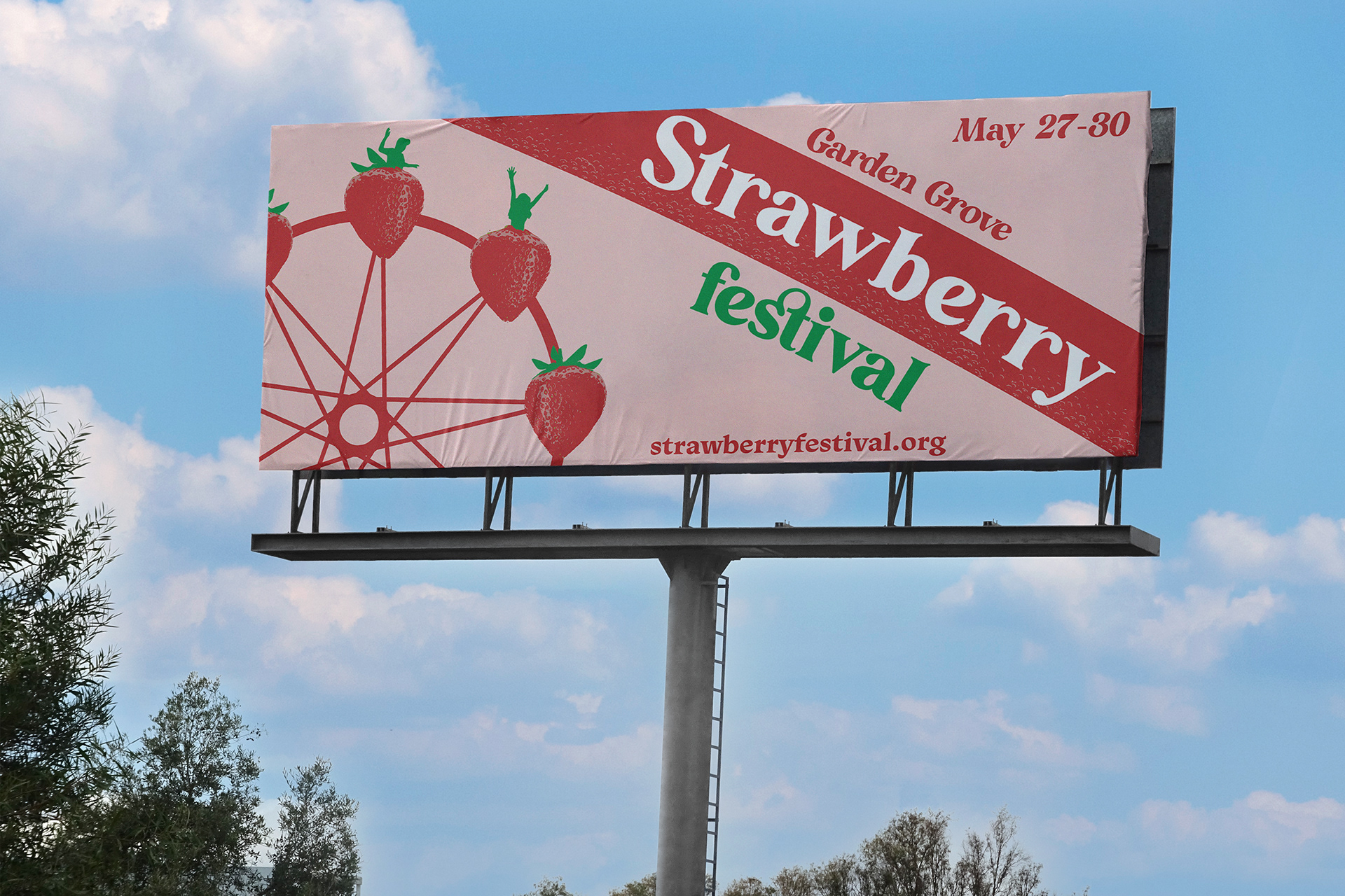 Garden Grove Strawberry Festival Billboard