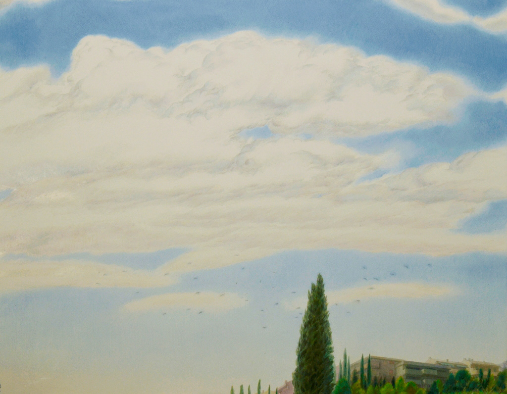 Aria Primaverile 2015, Tempera on panel canvas (gesso)  cm 47 x 60