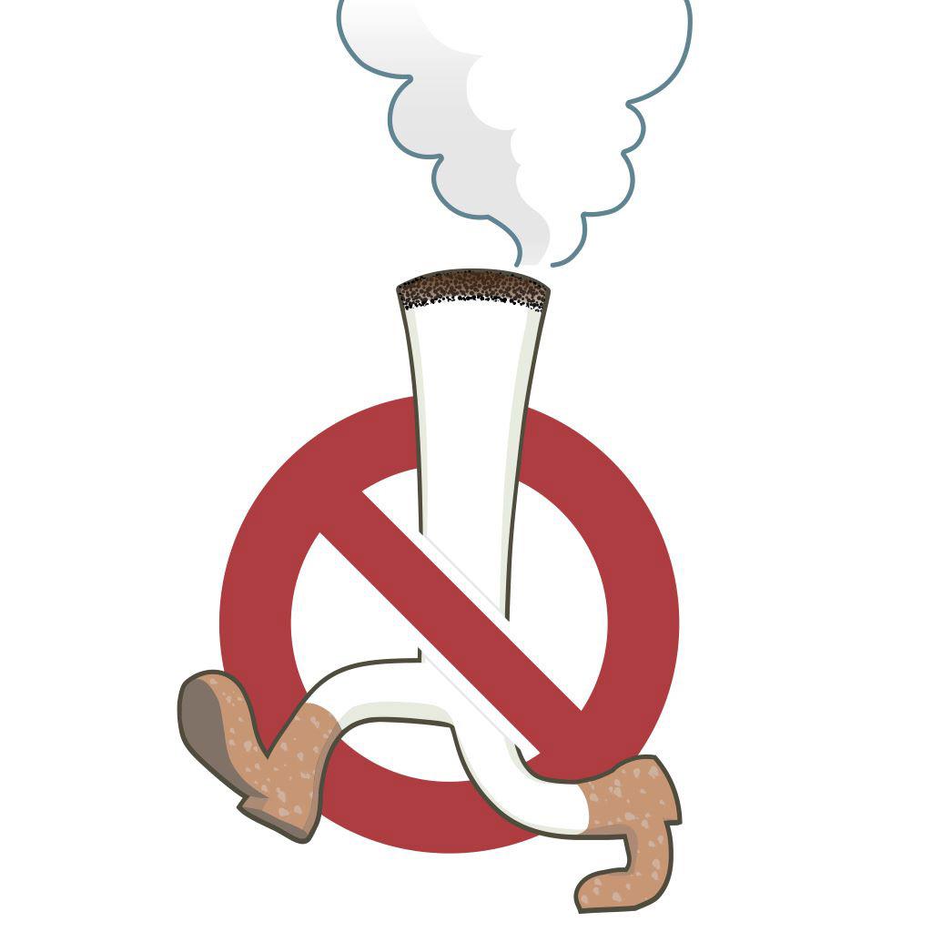 taboots (たブーツ), 2023,  illustrations promoting the street smoking ban in Shinjuku City