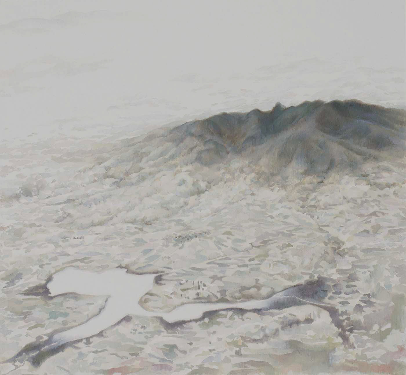 Addis Ababa 2013, Tempera on panel canvas