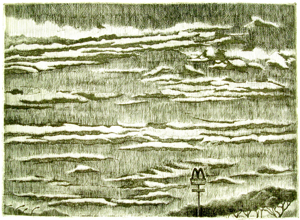 Paesaggio 2009, Etching