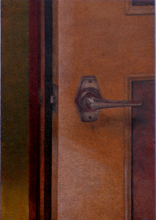 Lo spiraglio 2005, Oil and tempera on canvas