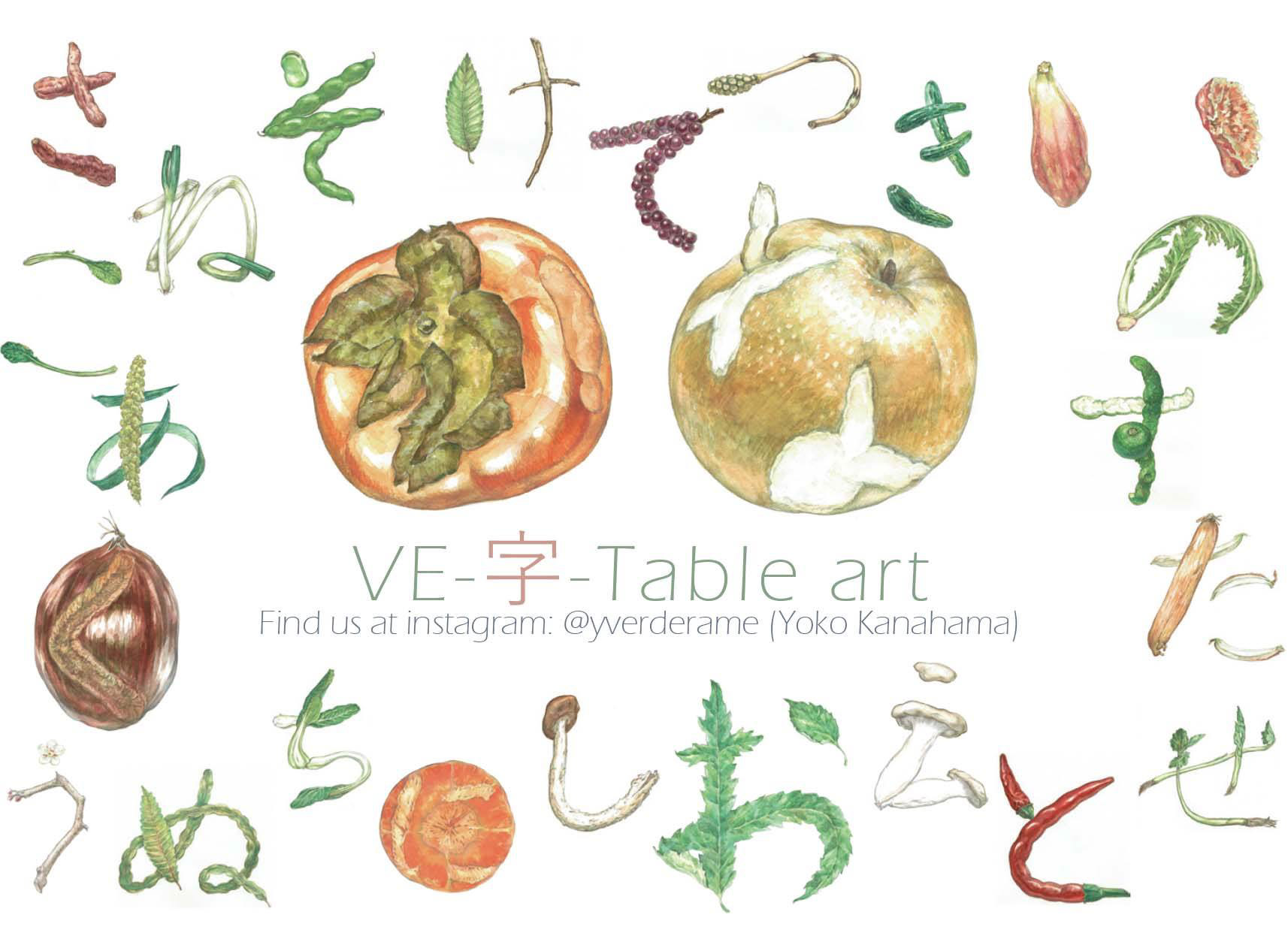 Solo exhibition Ve-字-Table art, 2019, Harry's Sandwich (Harajuku)