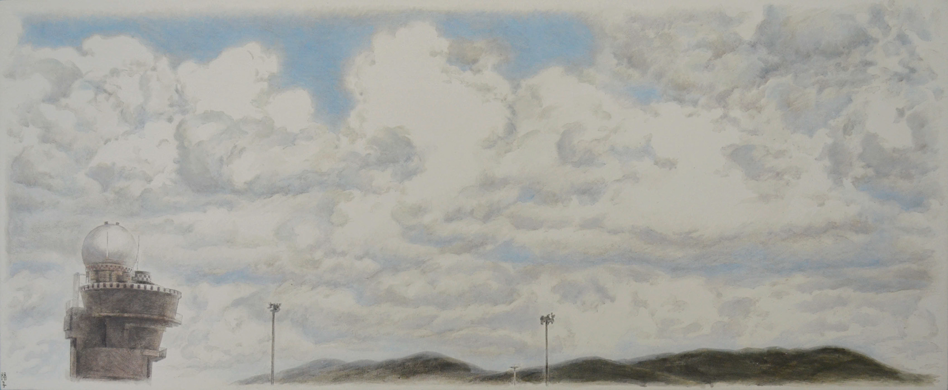 They will soon arrive 2017, Tempera on panel canvas (gesso)