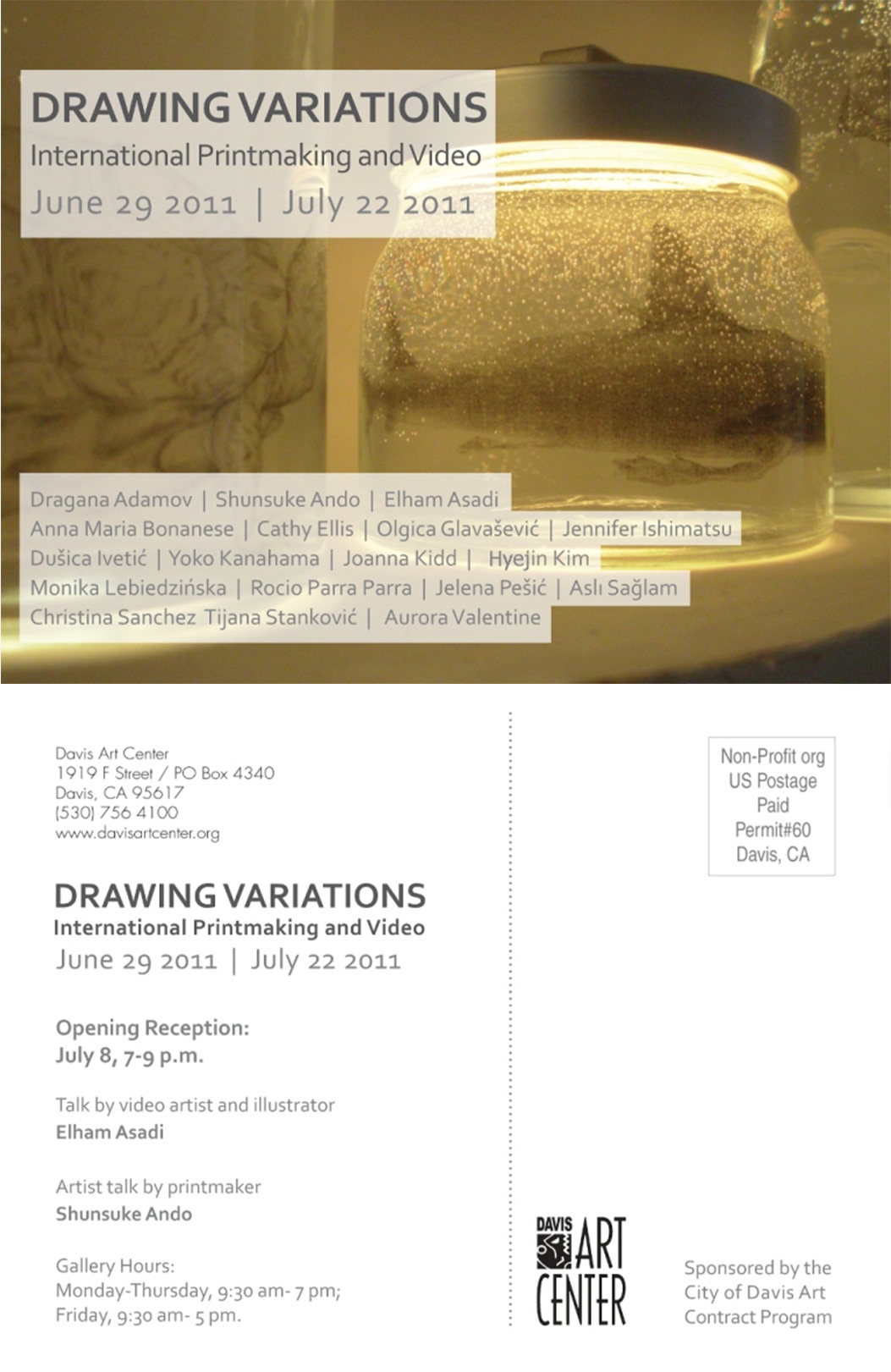 2011 Drawing Variations, Davis Art Center, California, USA