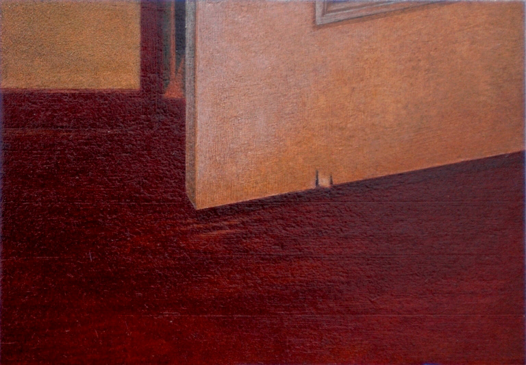 Lo spiraglio 2005, Oil and tempera on canvas
