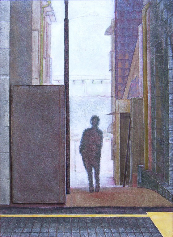 Tokyo 2004, Oil and tempera on panel canvas