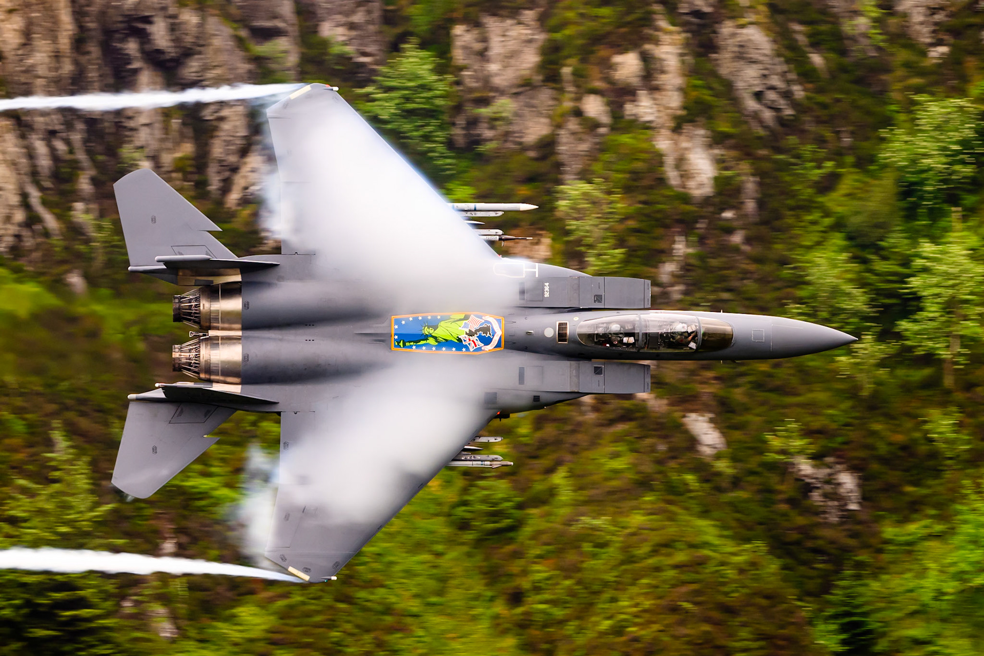 USAF F15 Low Level Cad West