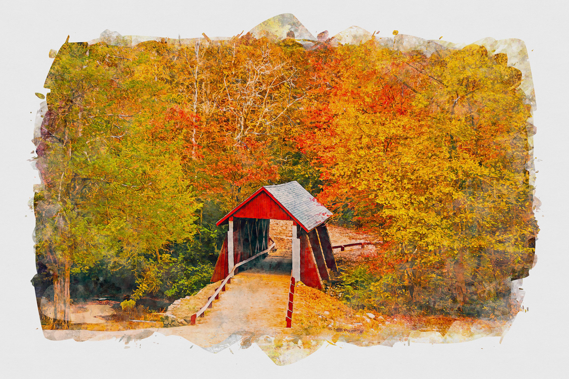 Cambell's Covered Bridge 2, SC