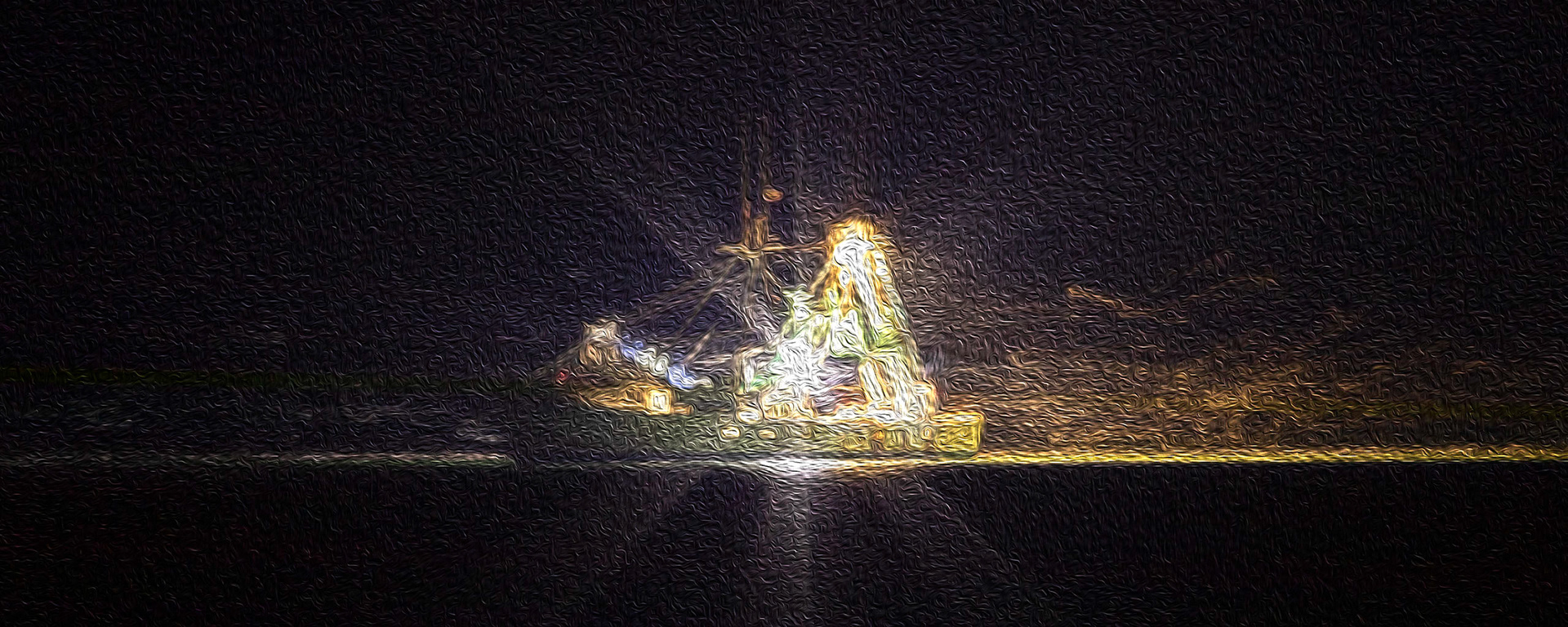 Oil paintiong 27, OIB east end, Ice storm