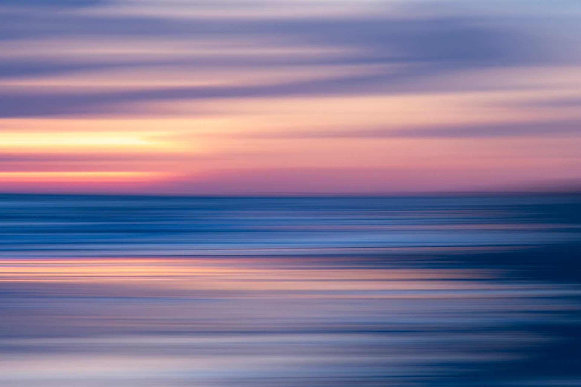 Sunset Intentional Camera Movement 4, OIB east end