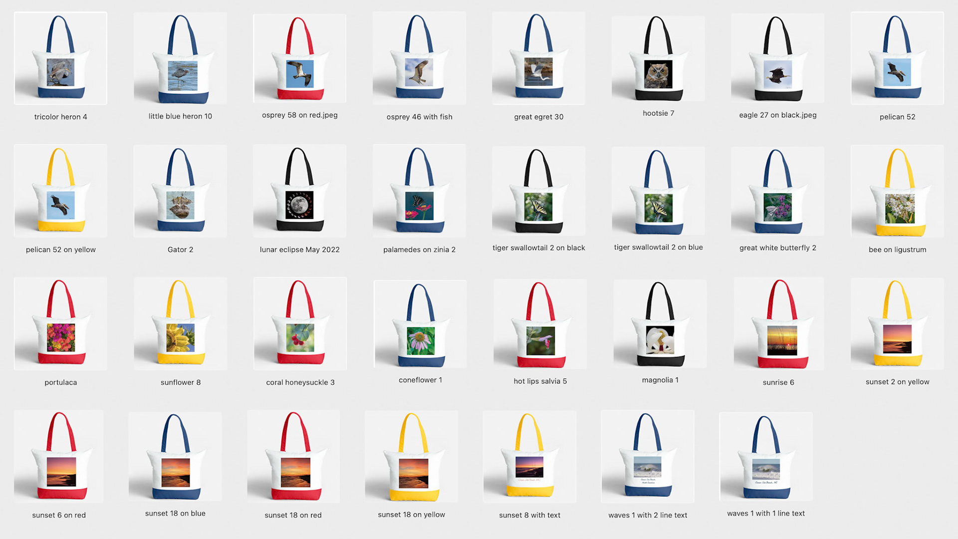 Sample of Totes