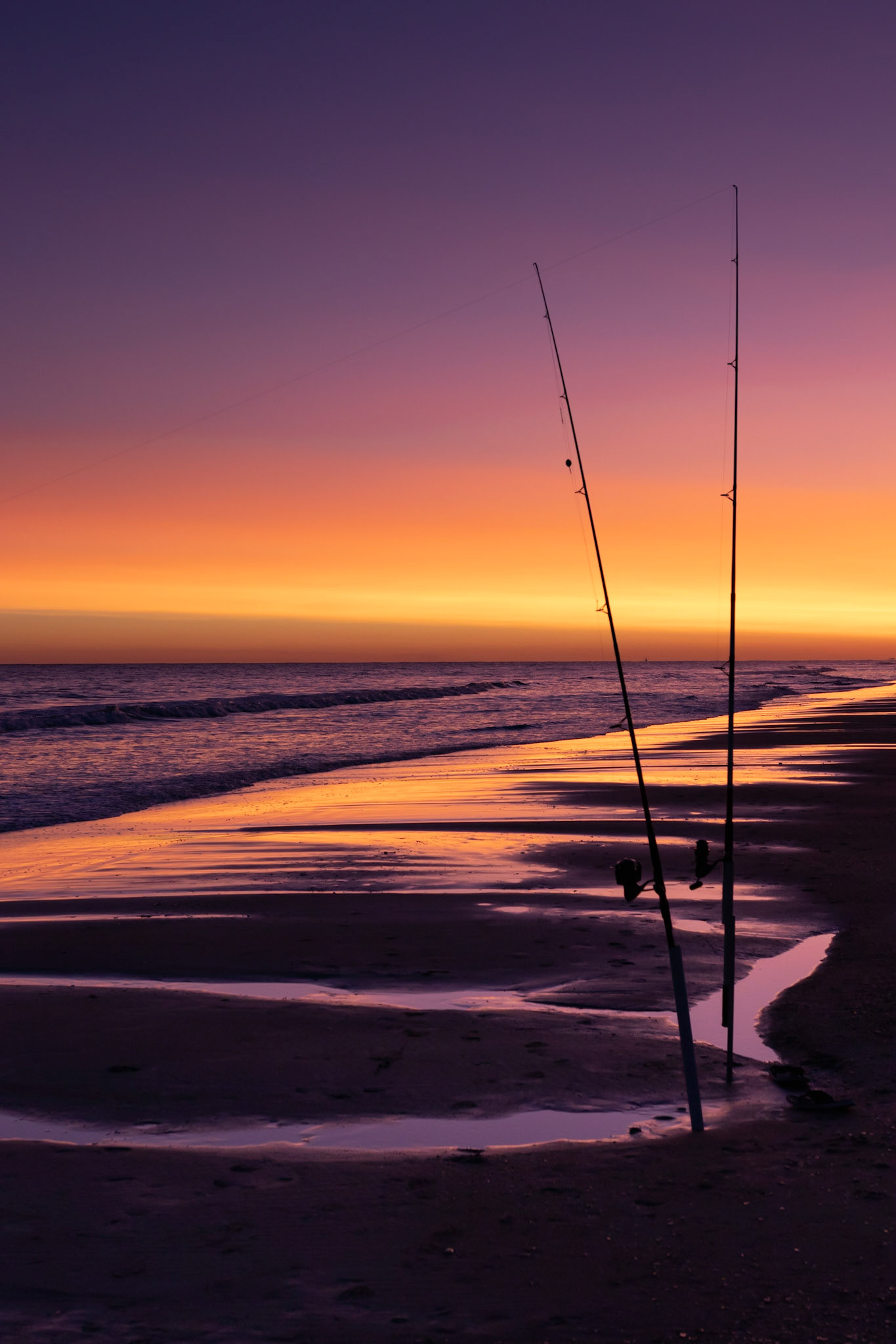 Sunset from Beach 7, OIB East End, Aspect Ration 3:2
