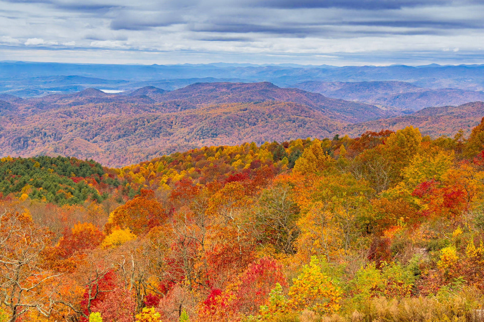 Sassafras Mountain Overlook 3, NC/SC state line