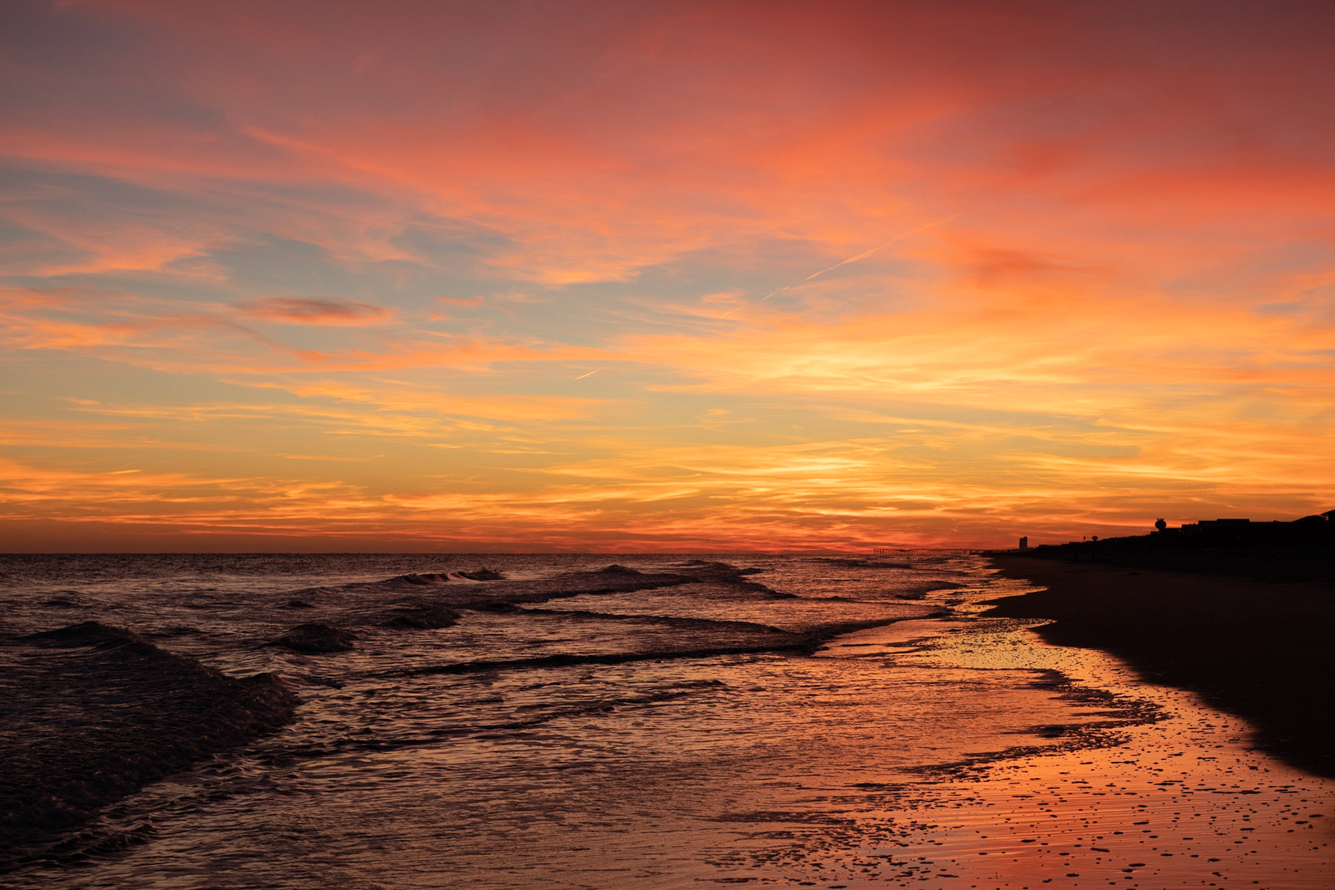 Sunset from Beach 18, OIB East End, Aspect Ration 3:2