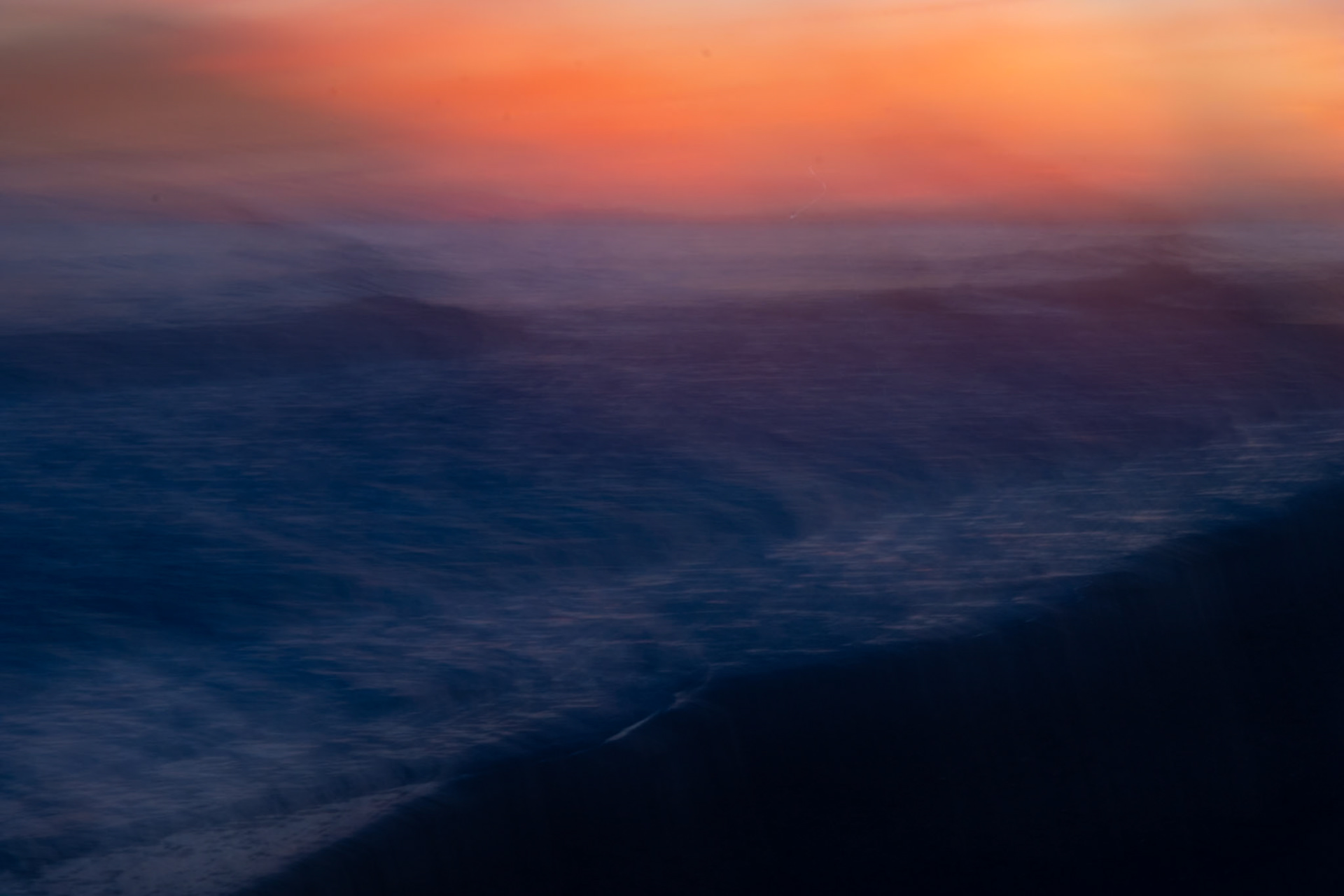 Sunset Intentional Camera Movement 6, OIB east end