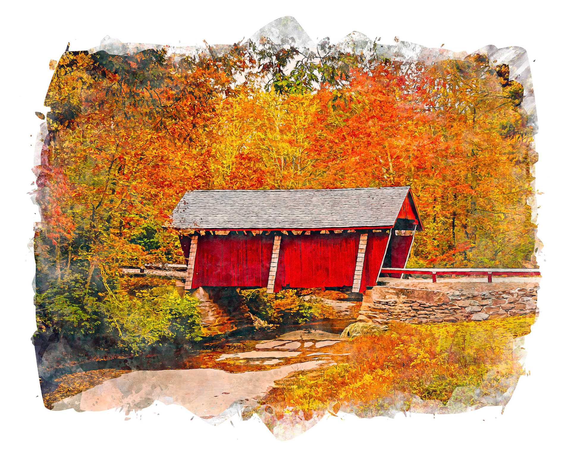 Cambell's Covered Bridge 1, SC
