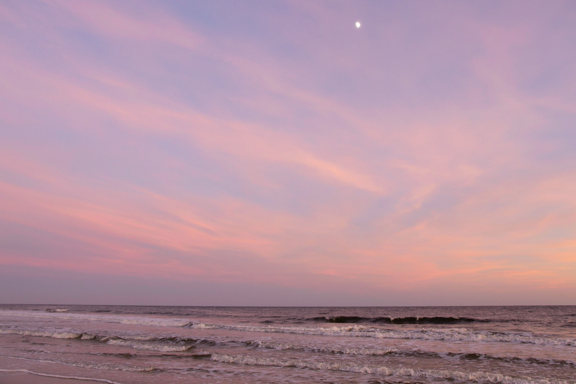 Sunset from Beach 17, OIB East End, Aspect Ration 3:2