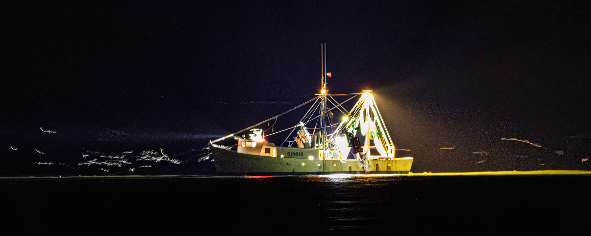 Shrimp boat 12, OIB east end, Ice storm