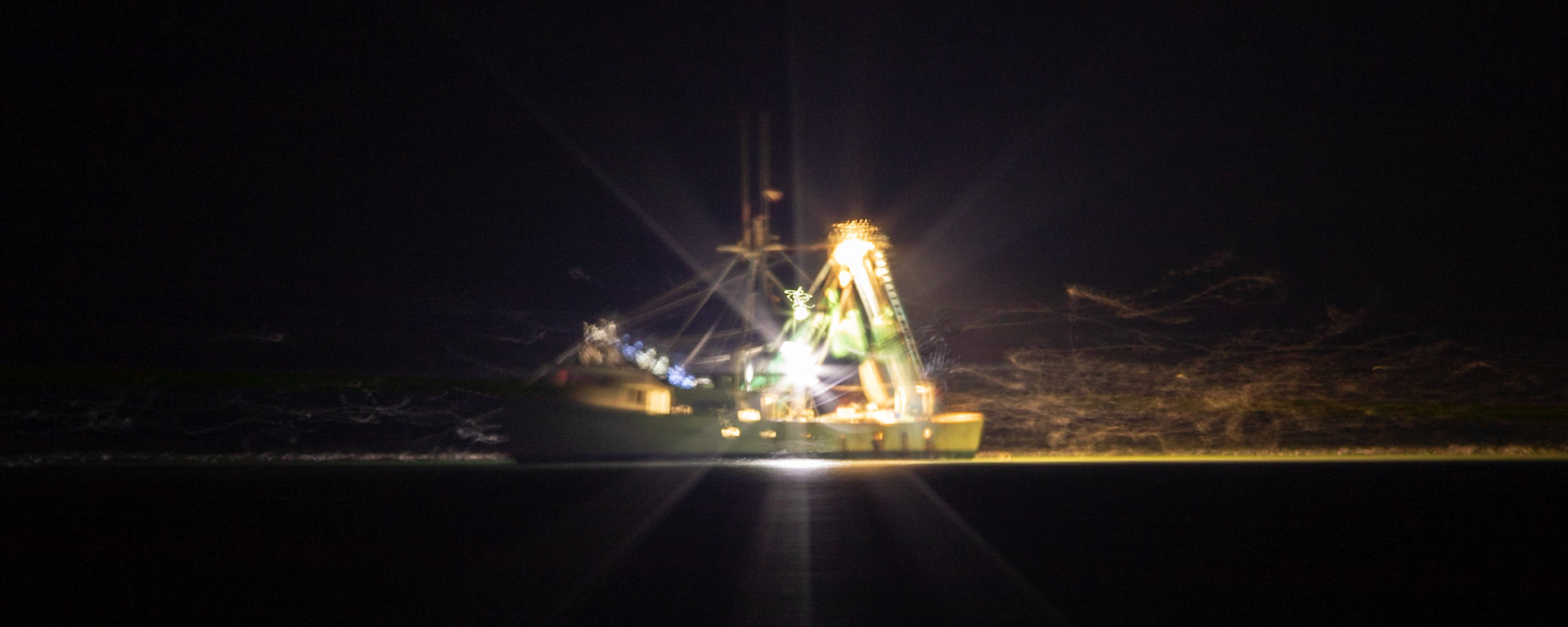 Shrimp boat 14, OIB east end, Ice storm