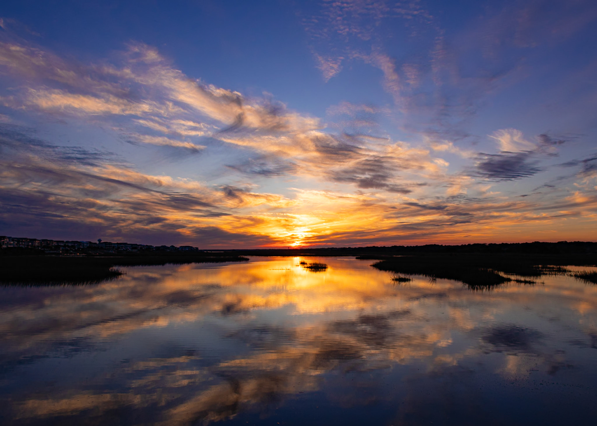 Sunset 66, OIB foot of bridge