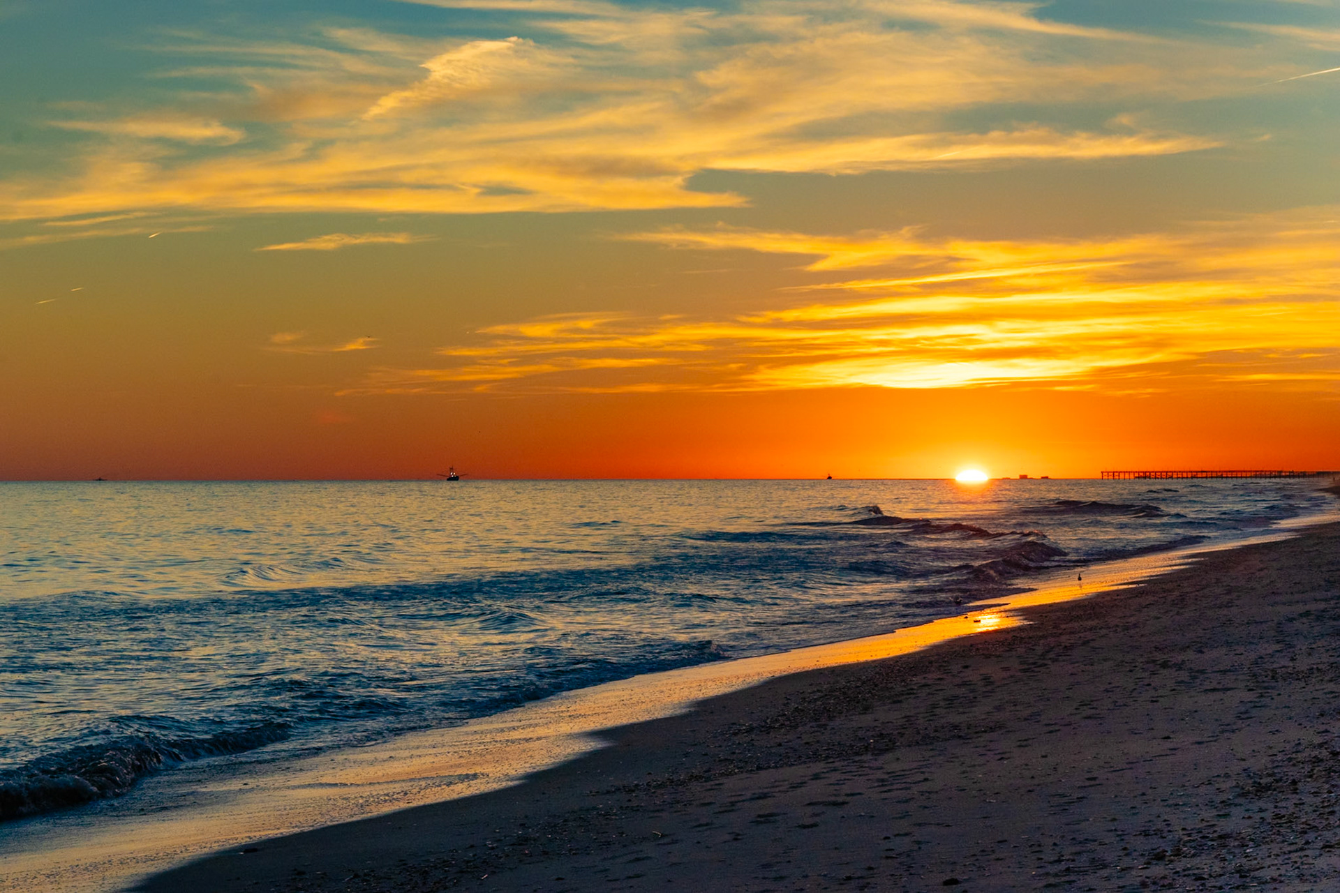 Sunset 75, OIB east end
