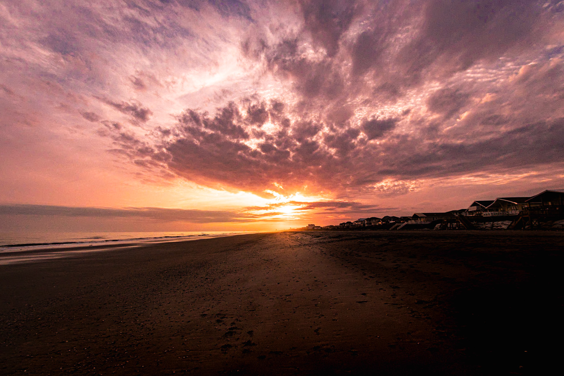 Sunset from East End 26, OIB
