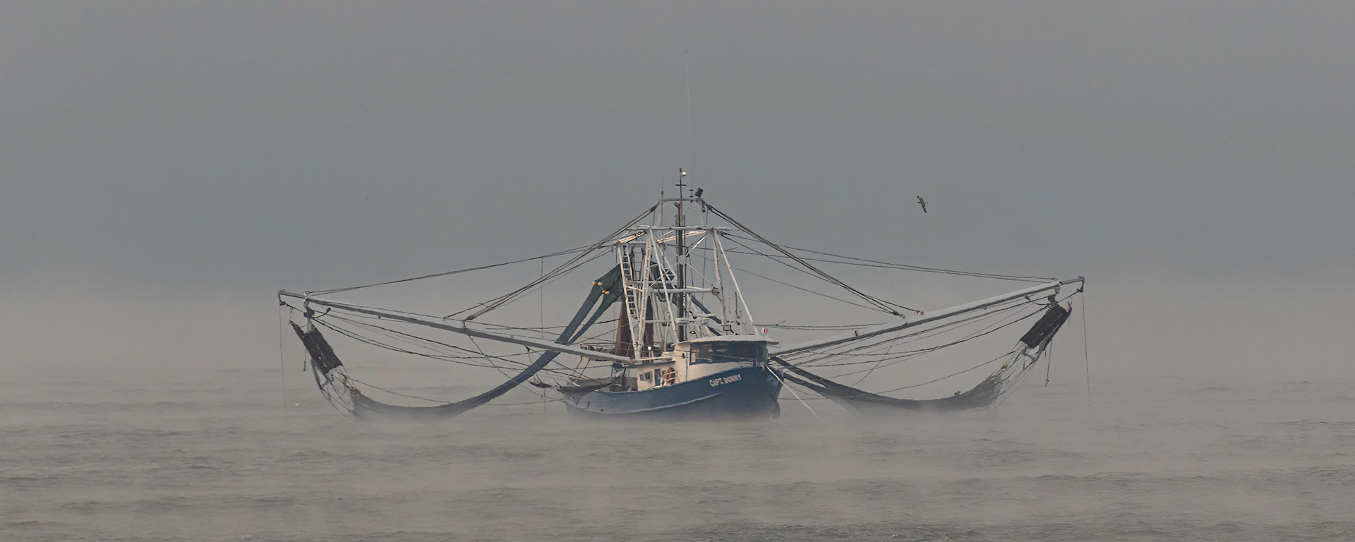 Shrimp boat 8, OIB east end, Ice storm