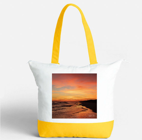 Sunset from beach 18 on yellow