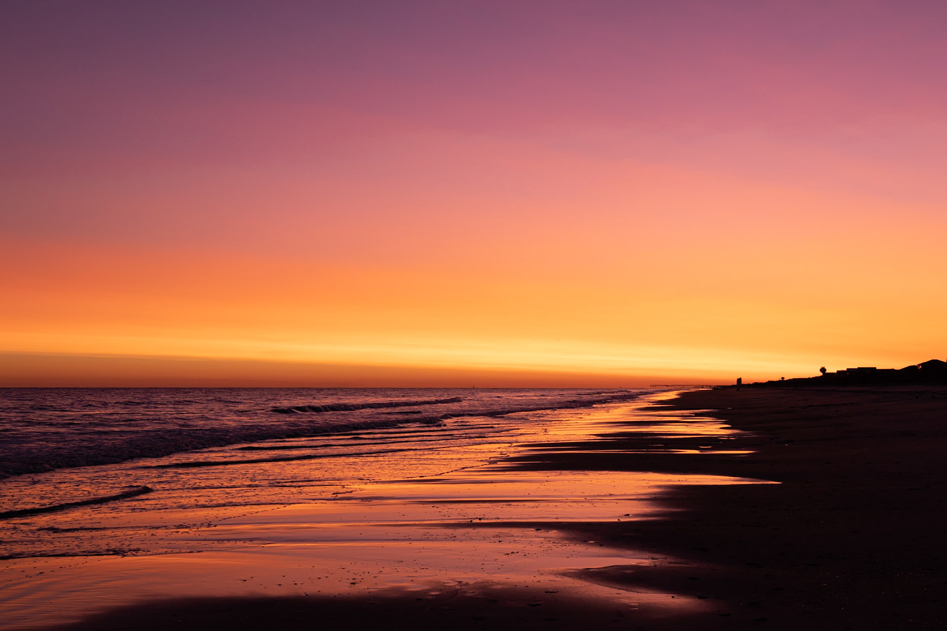 Sunset from Beach 6, OIB East End, Aspect Ration 3:2