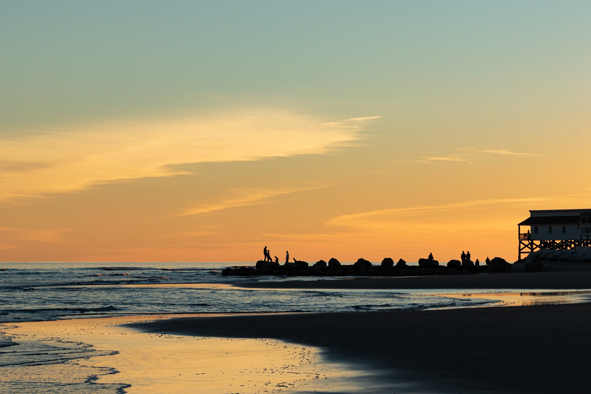 Sunset from East End 21, OIB