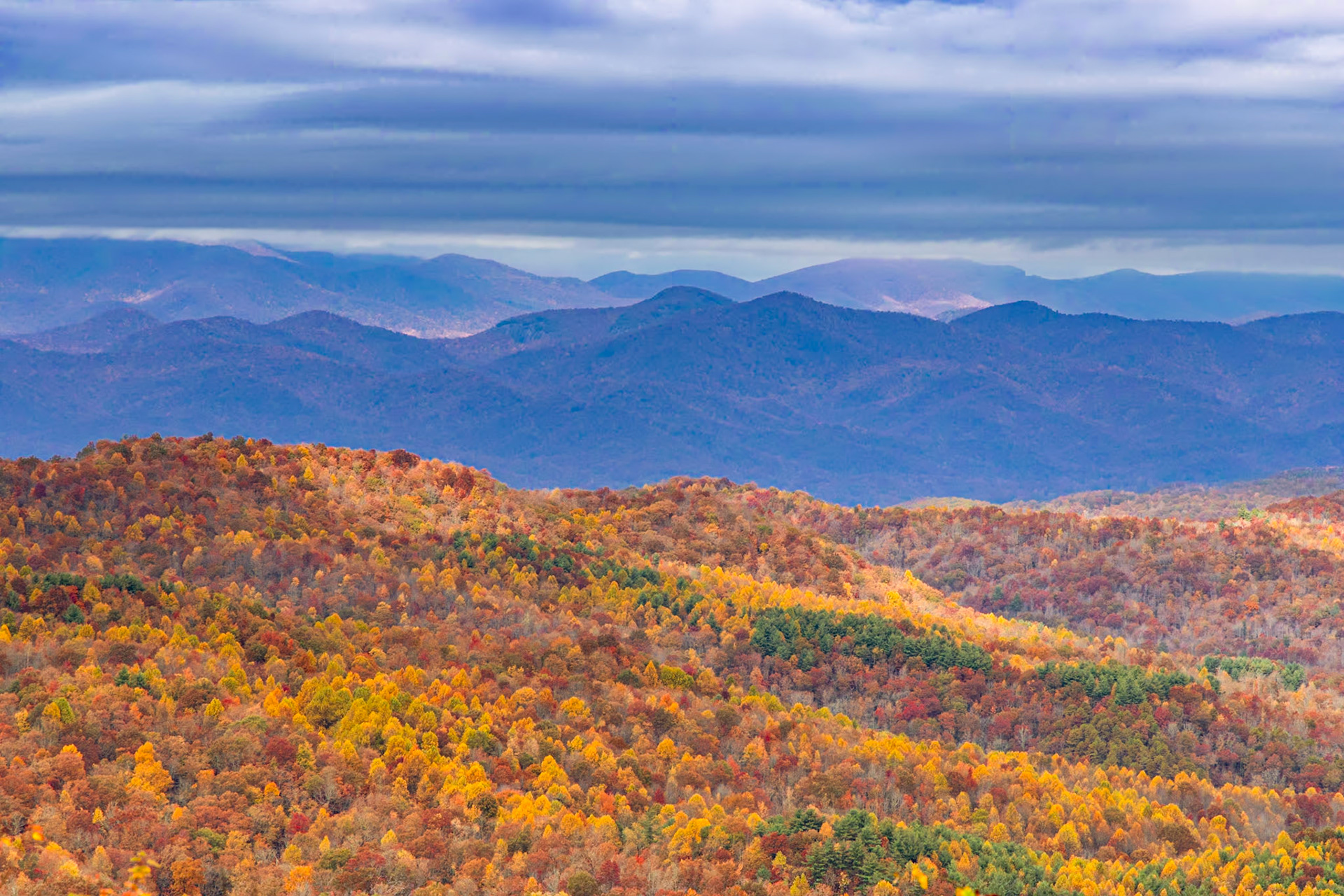 Sassafras Mountain Overlook 1, NC/SC state line