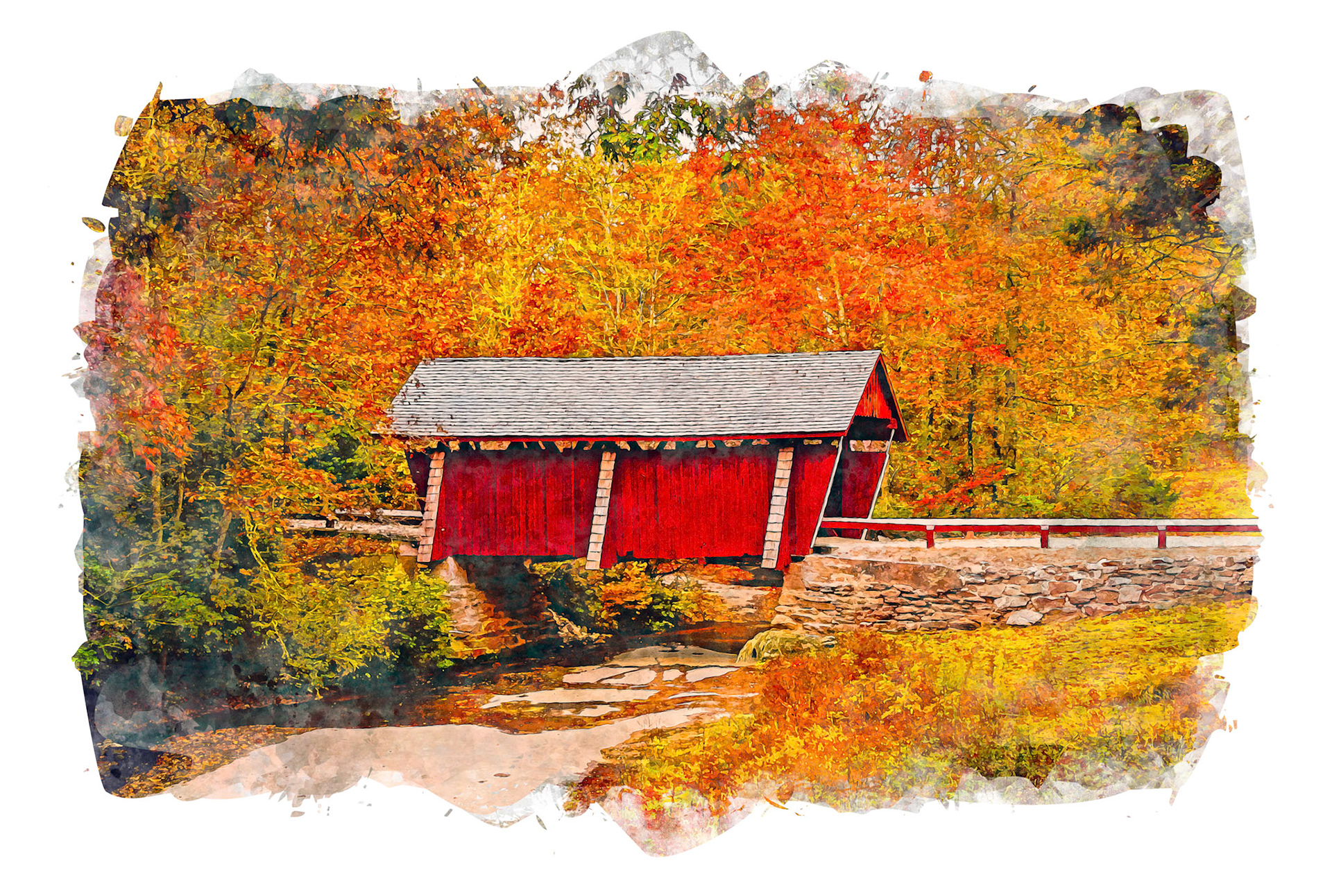 Cambell's Covered Bridge 1, SC