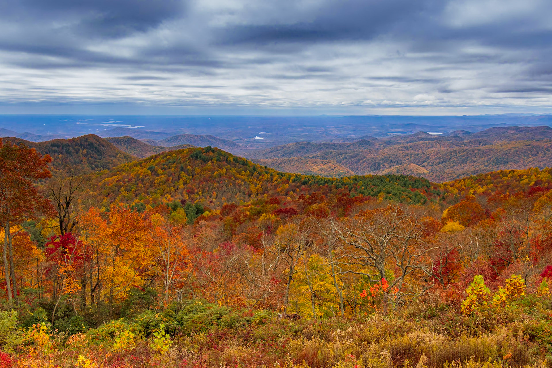 Sassafras Mountain Overlook 2, NC/SC state line