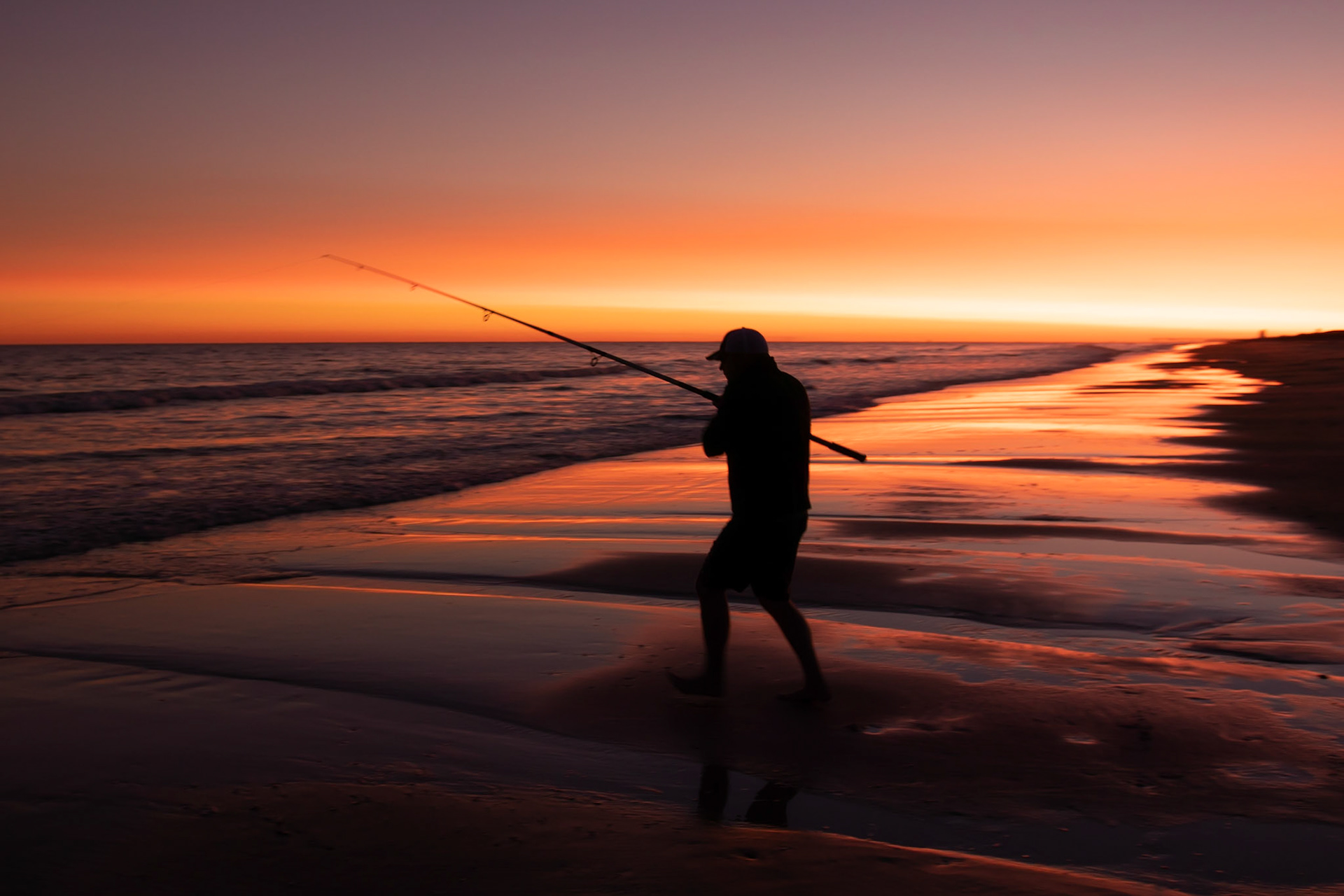 Sunset from Beach 9, OIB East End, Aspect Ration 3:2