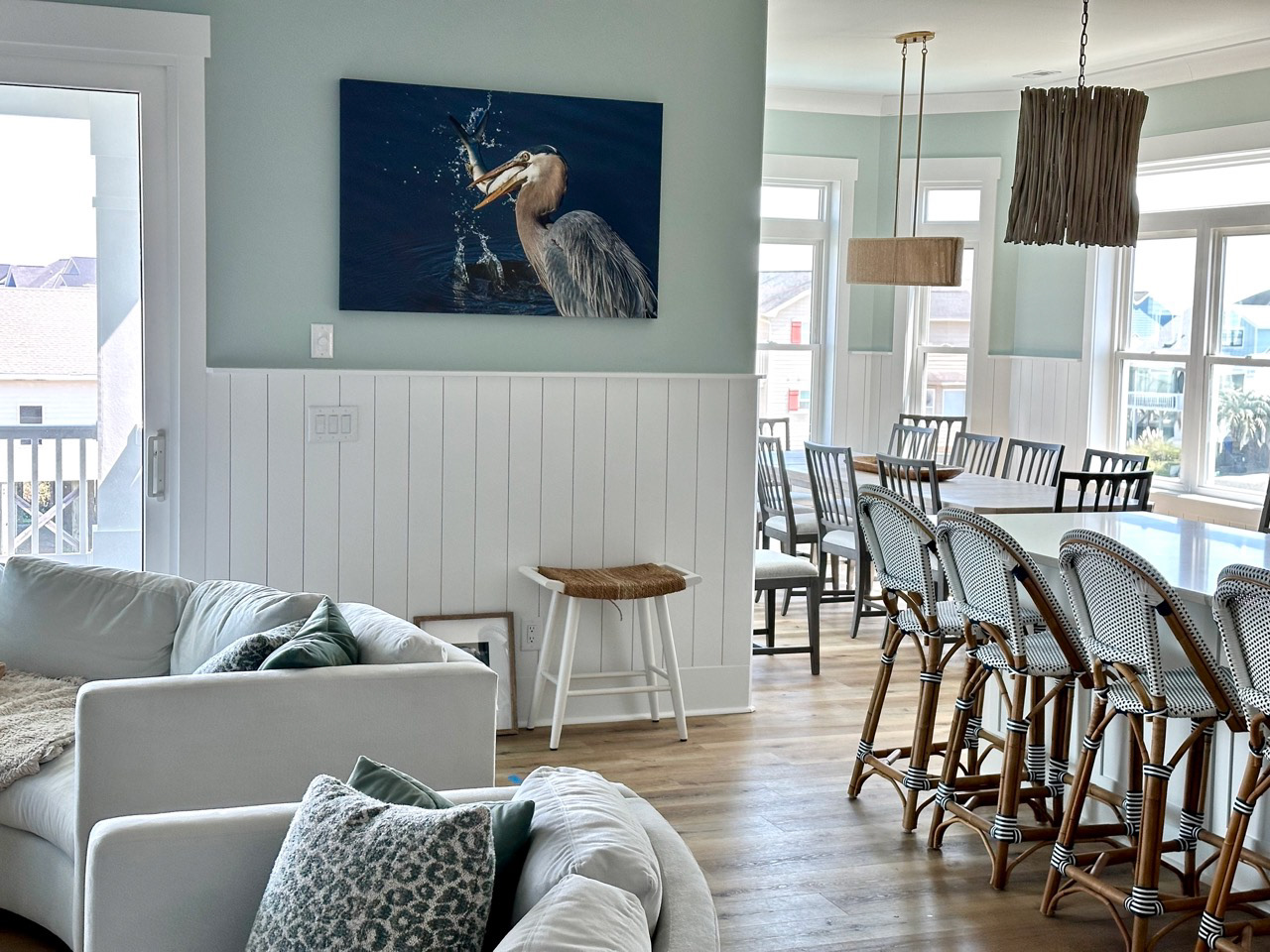 Upper great room, 32x48 canvas print