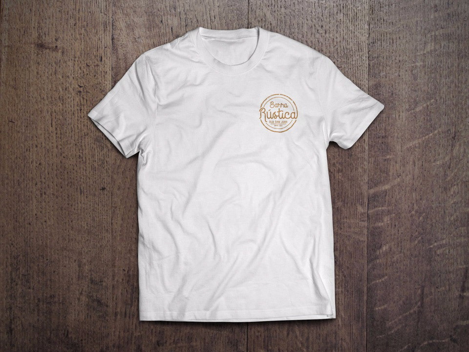 Barra Rustica White Shirt Mock-up