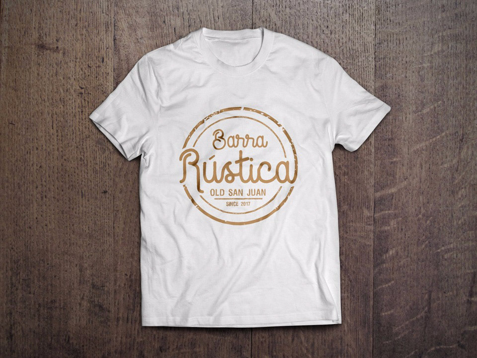 Barra Rustica White Shirt Mock-up