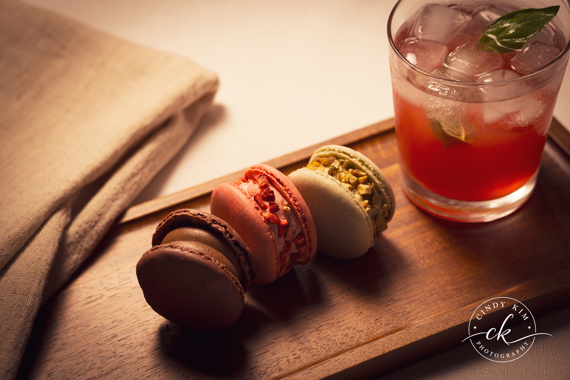 Colorful Macarons with Organic Red Juice Blend.png