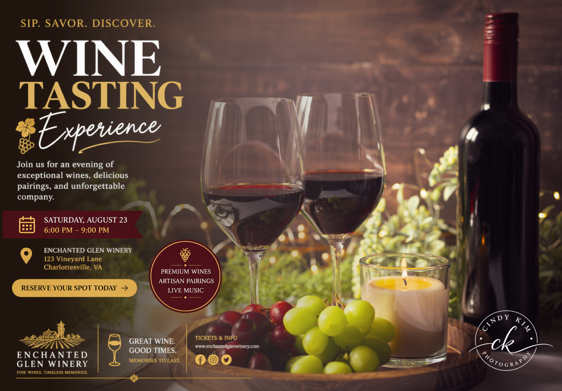 Wine Tasting Sample Ad Campaign Commercial Food & Beverage Photography