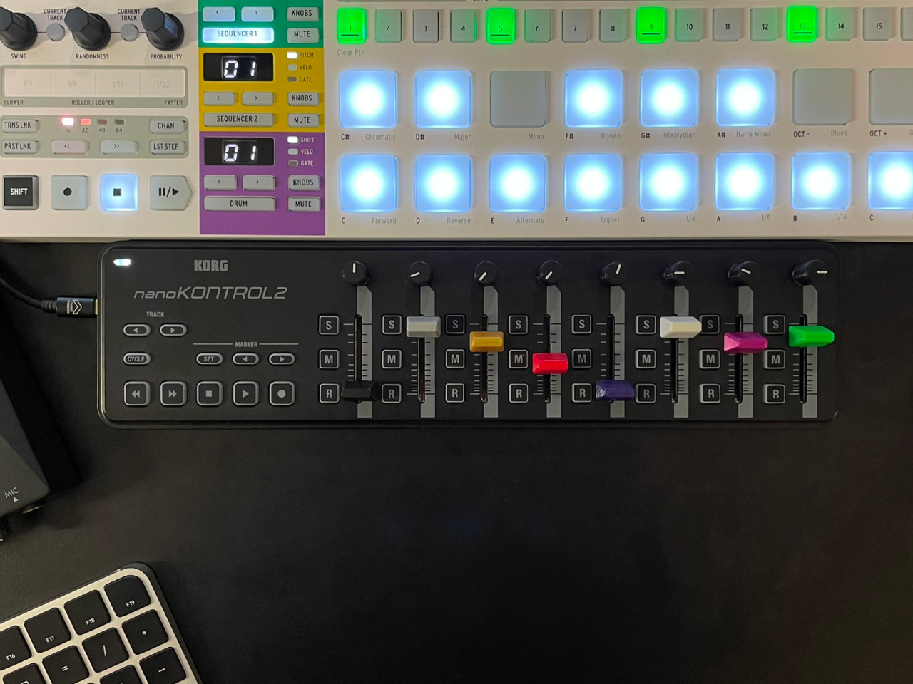 KORG NANO KONTROL KNOBS WITH INDICATOR