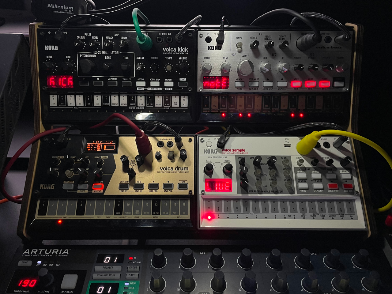 KORG VOLCA KNOBS WITH INDICATOR