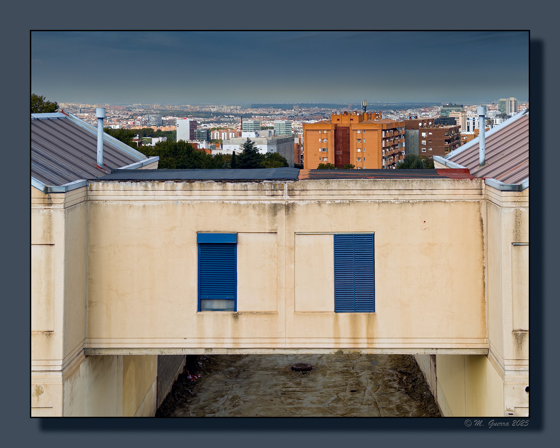 Chalets adosados en un barrio de Vallecas